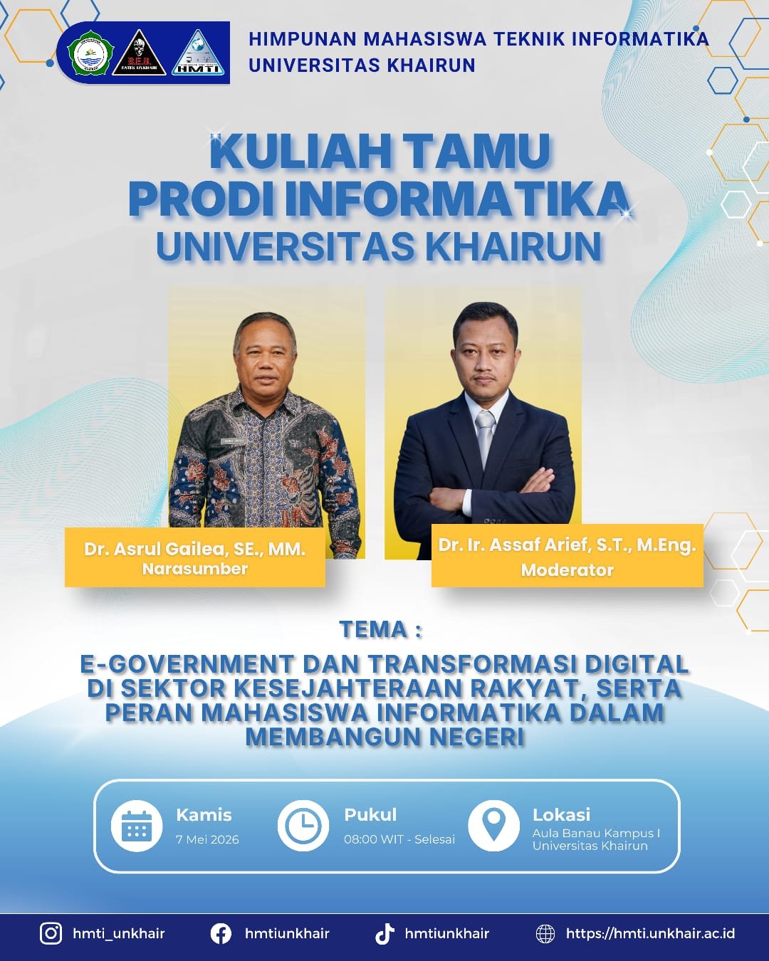 Kuliah Tamu Prodi Informatika